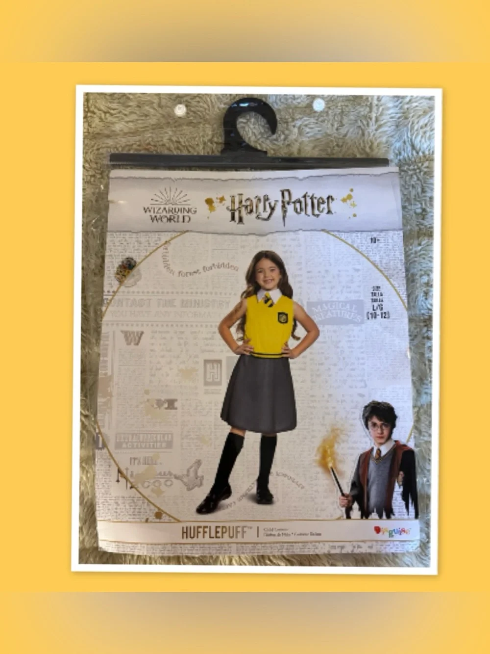 Harry Potter Hufflepuff Classic Child Costume ~ Size ~ Large (10-12)